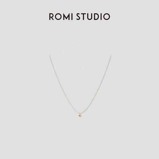ROMI STUDIO 铜项链 简约设计感日本进口米珠串珠锁骨链24SSS230 商品图0