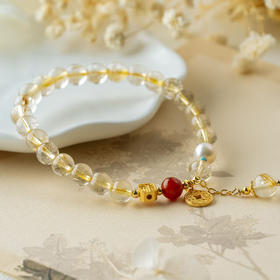 财福盈门-金发晶手串