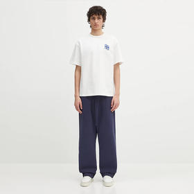 ADER ERROR 2025春夏新品 男士简约徽标字母印花宽松短袖T恤父亲节礼物 白色 BN42FYTS0104OW