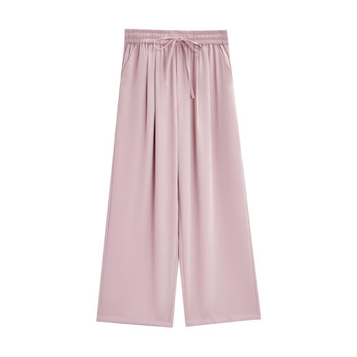 【微胖定制】 IEF/爱依服2025微胖大码女装休闲长裤夏季流行宽松显瘦百搭阔腿裤DP0120- 商品图5