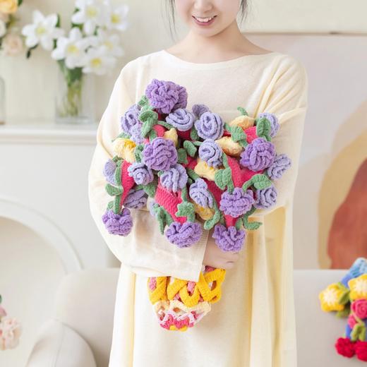 苏苏姐家星光花束毯手工diy编织钩针毯子毛线团自制材料包 商品图1