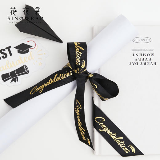 毕业季--毕业快乐高级织带 33码 商品图3