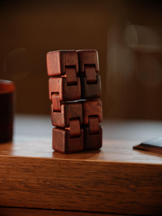 紫檀手指魔方 边长5cm【器悟雅玩】 商品图7