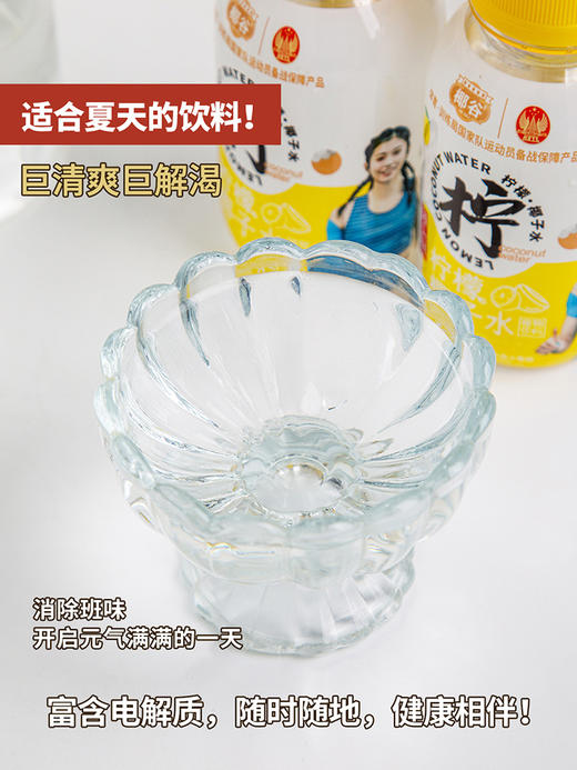 椰谷·领头鲜柠檬椰子水  正是你苦苦寻觅的那款清凉夏日饮品 精选新鲜椰子与鲜柠檬，采用无菌冷灌装技术，每一滴饮品都保留着原始、纯正的风味 椰香浓郁，清凉解渴 商品图4