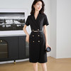 米思阳2025夏季新款通勤职业高端西装连衣裙时尚气质收腰裙子2143 商品缩略图0