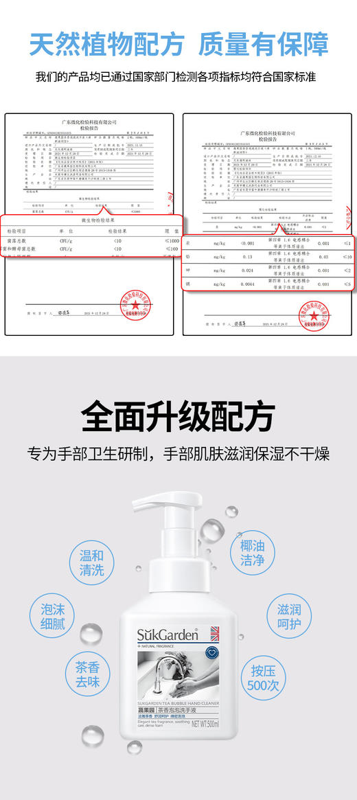 直发【发三瓶】蔬果园泡泡洗手液 三种味道全系列 商品图6