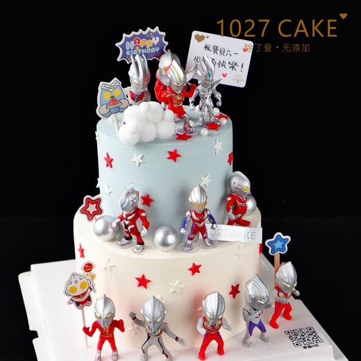 1027CAKE | 双层  奥特曼蛋糕（公仔随机） 商品图0