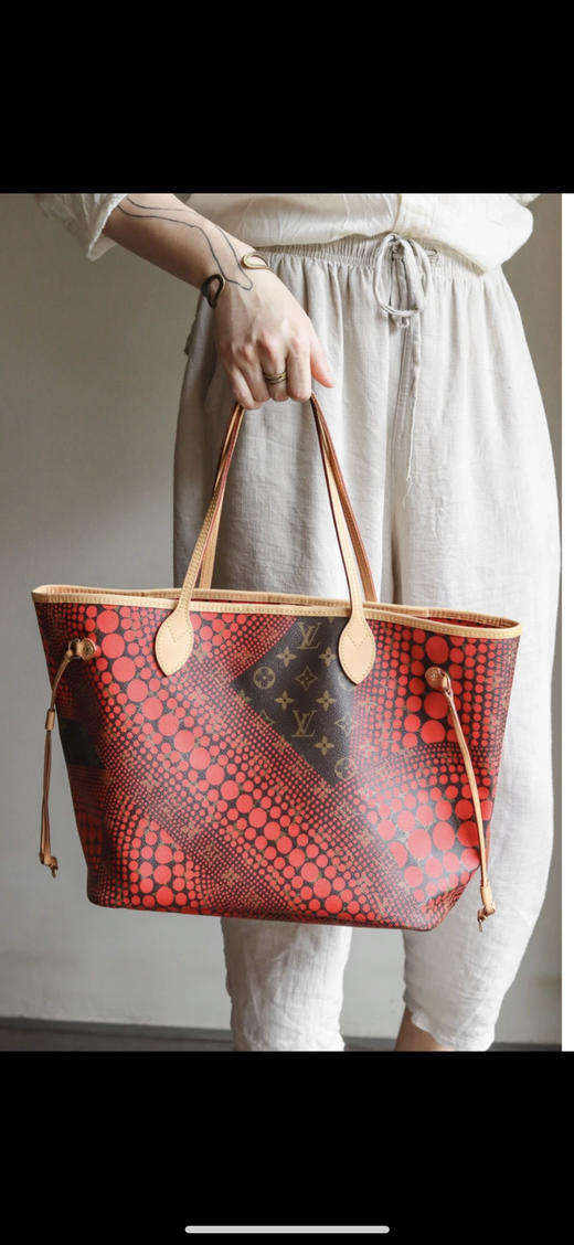 LV 草间弥生 中号 nf 单肩包 商品图2