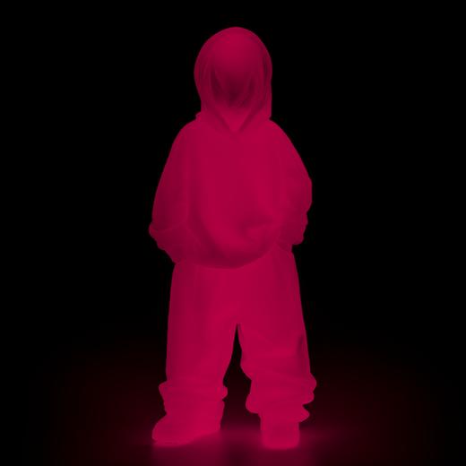 黄玉龙《我不是玩具-向上》红色夜光雕塑 商品图2