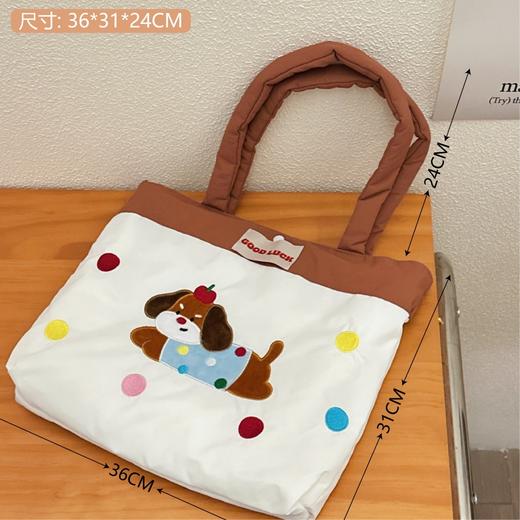 【轻松通勤，刺绣包包！】春夏季百搭单品刺绣包包 时尚通勤小众大容量 单肩少女心手提袋-QQ 商品图4