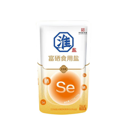 淮盐牌富硒食用盐（未加碘）350g 商品图0