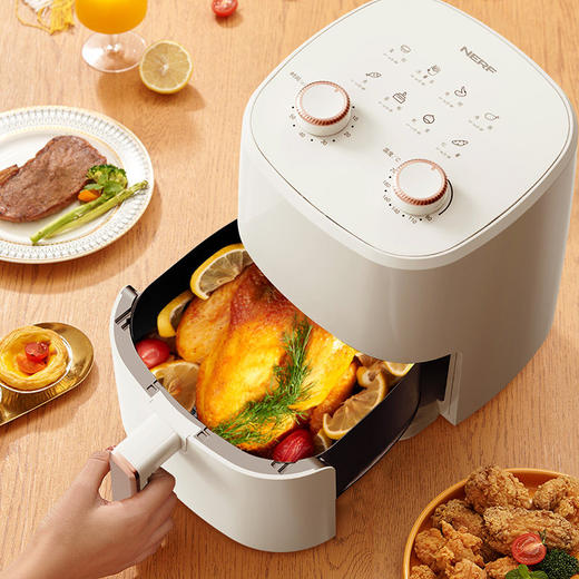 美国nerf拉尔弗空气炸锅4L家用大容量大功率炸锅JN-400AM07A31 商品图5