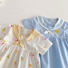 【夏季海军风，可爱满满！】女童小鸭连衣裙新款 夏季儿童可爱海军风 宝宝夏装满版卡通裙子-QQ 商品缩略图2