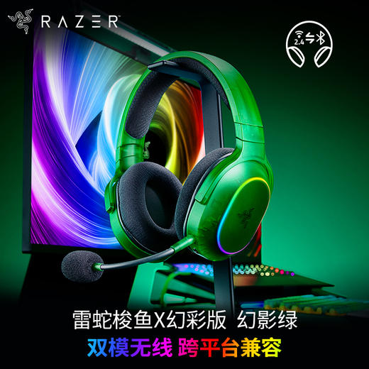 Razer雷蛇幻影绿 巴塞利斯蛇V3专业版35K+黑寡妇蜘蛛V4 75%+梭鱼X幻彩+烈焰神虫V2【雷蛇官方直营，免费延保一年】 商品图3