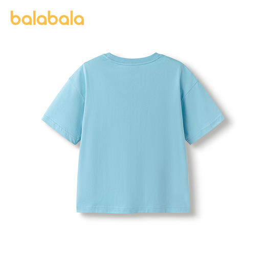 巴拉巴拉儿童短袖t恤男大童上衣2025夏新款童装透气t恤舒适百搭潮 商品图2