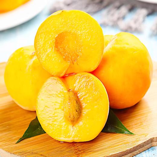 湖北襄阳套袋黄桃 净重4.5斤中果（15个及以内）（商） 商品图1