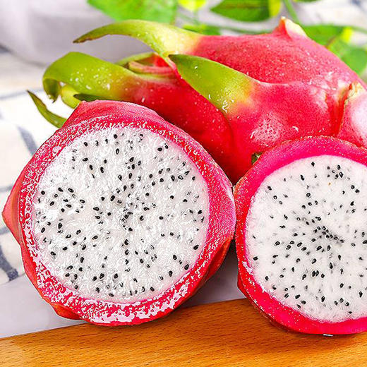 白心火龙果 口味清香甜润 鲜嫩多汁水 红皮白瓤 富含膳食纤维  一口停不下来 商品图3