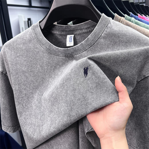 【大牌同款短袖男士t恤】夏季纯棉t恤男时尚圆领棉t恤短袖男 商品图1