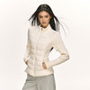 Ariseism 美式复古立领针织拼接羽绒服女秋冬新款修身上衣 商品缩略图2