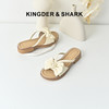 经典鲨2025夏季新品甜美蝴蝶结一脚蹬懒人软底舒适凉拖鞋女KW163-529101 商品缩略图0