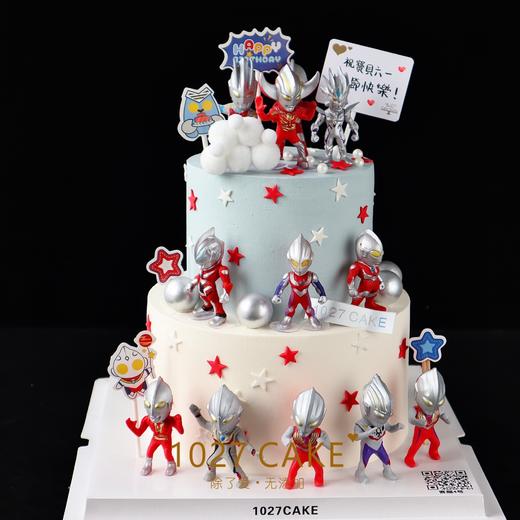 1027CAKE | 双层  奥特曼蛋糕（公仔随机） 商品图2