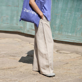 绽放旅行女装240朵/全腰松紧内加抽绳显瘦香蕉裤舒适弯刀裤休闲裤