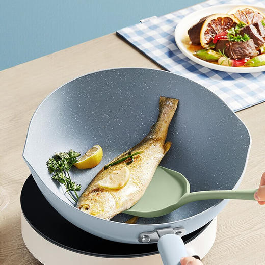 炊大皇  冰川蓝不粘炒锅28cm  CG28BC 商品图1