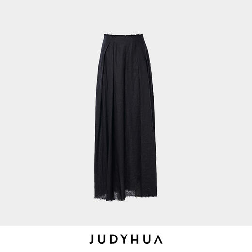 JUDYHUA 绵延系列亚麻半裙 商品图3