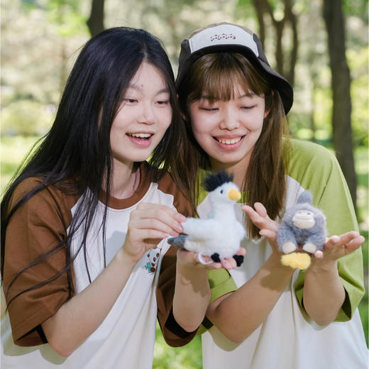 团团好朋友环保站肩毛绒公仔 商品图0