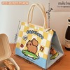 【大容量保温保鲜，卡通设计超可爱！】可爱便当包上班族 大容量手提袋 卡通保温保鲜袋 学生饭盒包-QQ 商品缩略图12