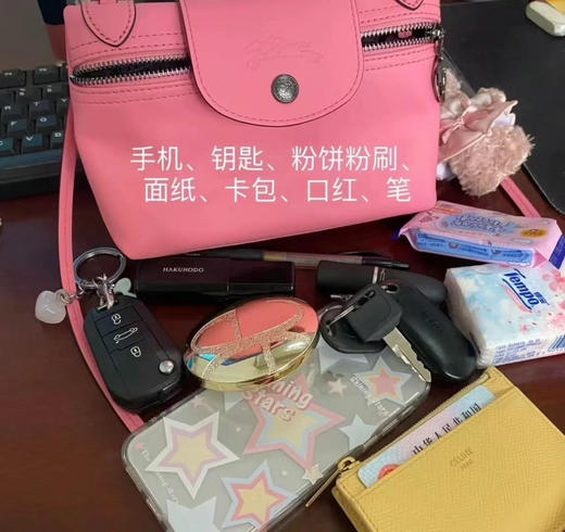 Longchamp龙骥绝版麻将包 好折¥1980到手 芭比粉&橘红色 商品图2