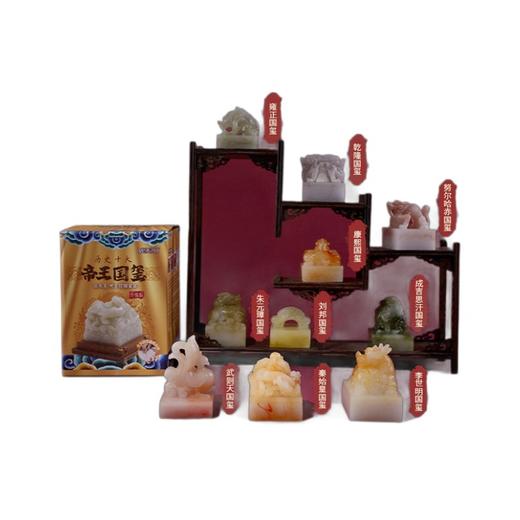 【陛下请登基帝王国玺】暑假玩具匹诺考古挖掘盲盒帝王国玺古代皇帝玉玺流水玉手工挖掘宝石玩具 商品图4