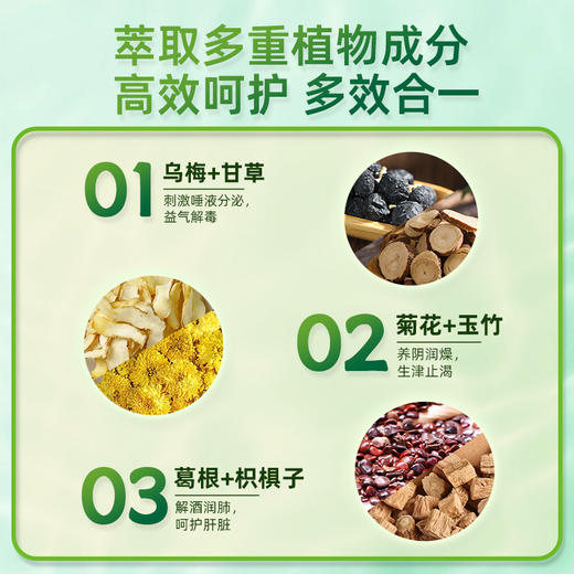 甘白金 菊花乌梅压片糖果 10片/盒*10盒 商品图2