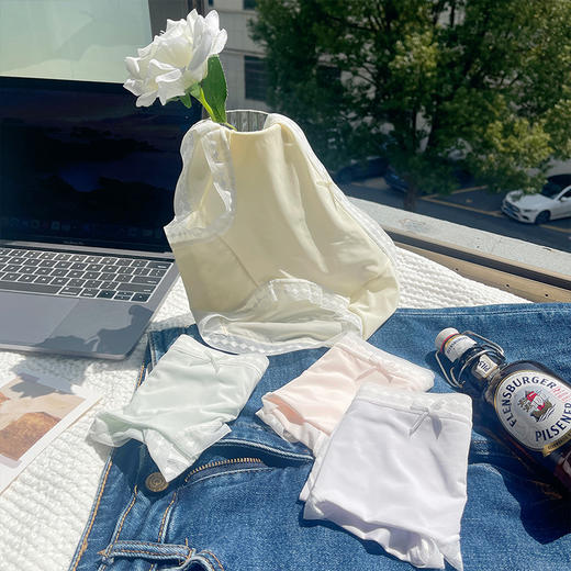 【6条独立装】 迪蕉冰丝女士内裤 超薄裸感  性感女生 纯棉7A抗菌裆 高弹腰边 超薄贴身 丝滑不勒 穿衣无痕 商品图2