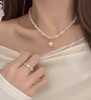 Oflye潮流饰品   双层复古珍珠款项链女轻奢小众高级珍珠珠锁骨链吊坠法式气质颈链★ 商品缩略图10