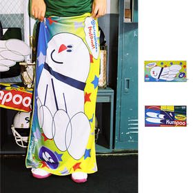 CryingCenterkumpoo薰风羽毛球联名系列 网面凉感超轻运动毛巾