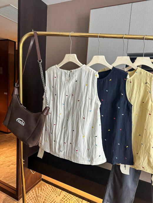 夏季多巴胺彩色爱心无袖背心 商品图6