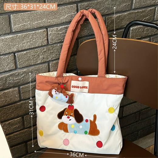 【轻松通勤，刺绣包包！】春夏季百搭单品刺绣包包 时尚通勤小众大容量 单肩少女心手提袋-QQ 商品图8