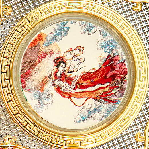 梅花形贵金属香盒  花丝古典工艺  含4克纯银 商品图11