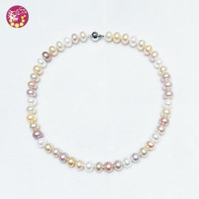 多彩多福精品珍珠项链【9.3-10.2mm】