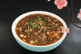 顶汤河蚌烩豆面/例