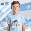 【官方正版】阿根廷国家队 | 2025新款天蓝手绘梅西印花T恤童装短袖 商品缩略图1