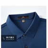 半身缘男装 夏季潮流时尚拼色间条纹爸爸装宽松短袖POLO衫252312M03912187 商品缩略图2