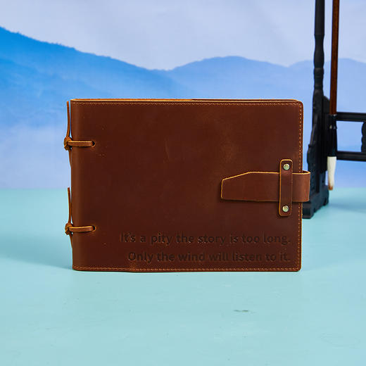 小林漫画  高端疯马皮复古多功能本 牛皮纸  6色可选 握在手心的 “时光琥珀” 商品图4