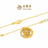 【老凤祥】盛唐风华·花花唐金玉满棠海棠花古法黄金项链，足金999，老凤祥专属系列，可到我们老凤祥门店自取 商品缩略图1