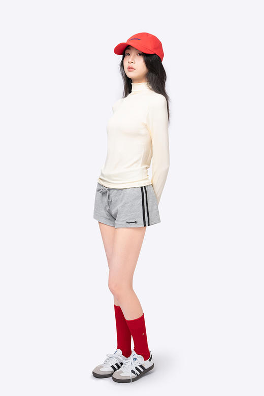 靴下物新款美利奴圆领套头羊毛长袖打底衫女薄款修身百搭纯色上衣 商品图5