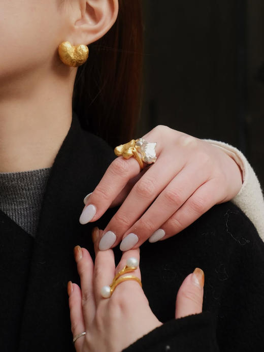 LS｜El chocolate Earrings 巧克力爱心耳环 [ 金 / 银 ]【Celestial】 商品图1