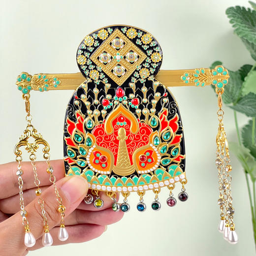 李倕凤冠冰箱贴金属材质磁吸考古博物馆唐代风韵西安旅游文创礼品 商品图5