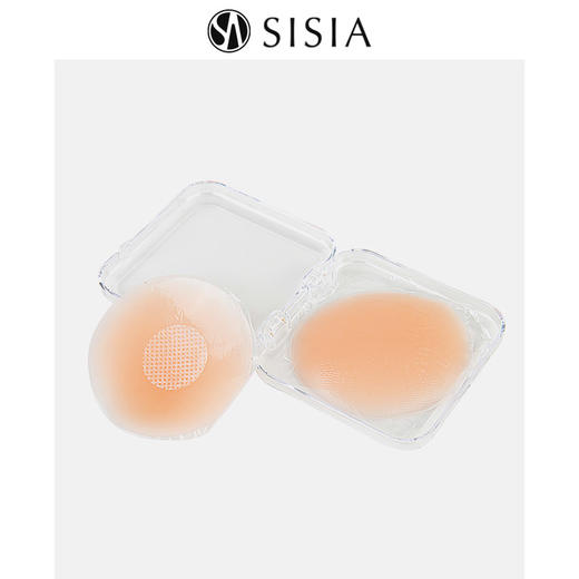 sisia2025游泳专用乳胶胸垫女聚拢防水防滑防走光泳衣比基尼乳贴61W07S1A 商品图0