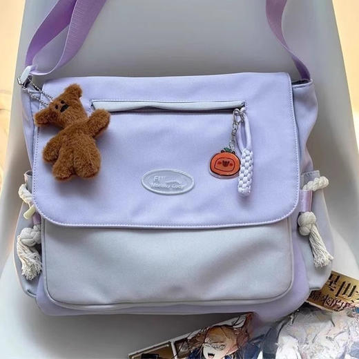 裁缝学苑AQ476单肩斜挎包纸样女装大容量手提袋子帆布包样板图纸 商品图2